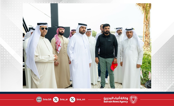 سمو الشيخ عيسى بن علي يتفقد ملاعب محطة المنامة الختامية من الجولة العالمية لكرة السلة 3x3