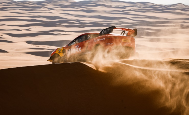 Bahrain Rally Bahrain Raid Xtreme in top ten after Dakar Rally desert stage