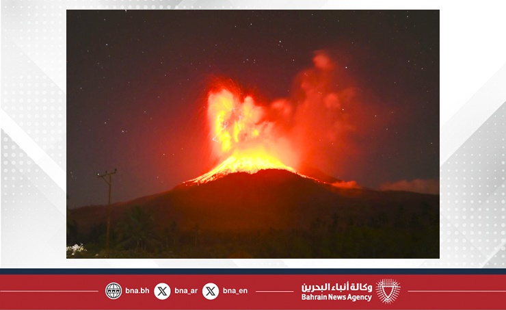 بركان جبل ليوتوبي لاكي لاكي يُحدث نشاطًا بركانيًا 3 مرات