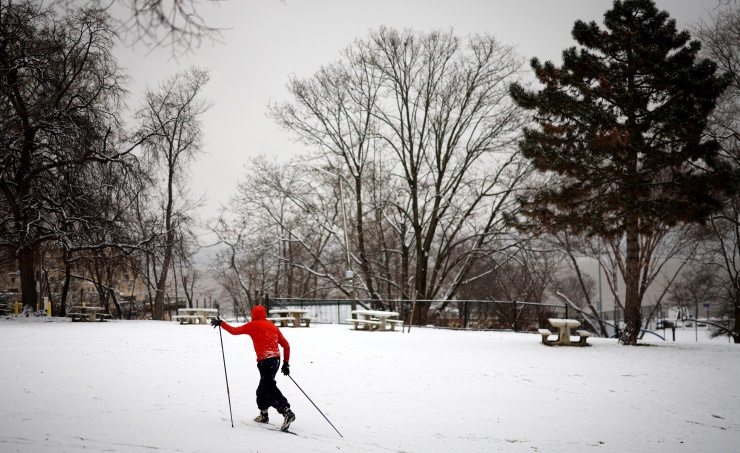 Arctic blast ends New York snow drought, brings record cold to West